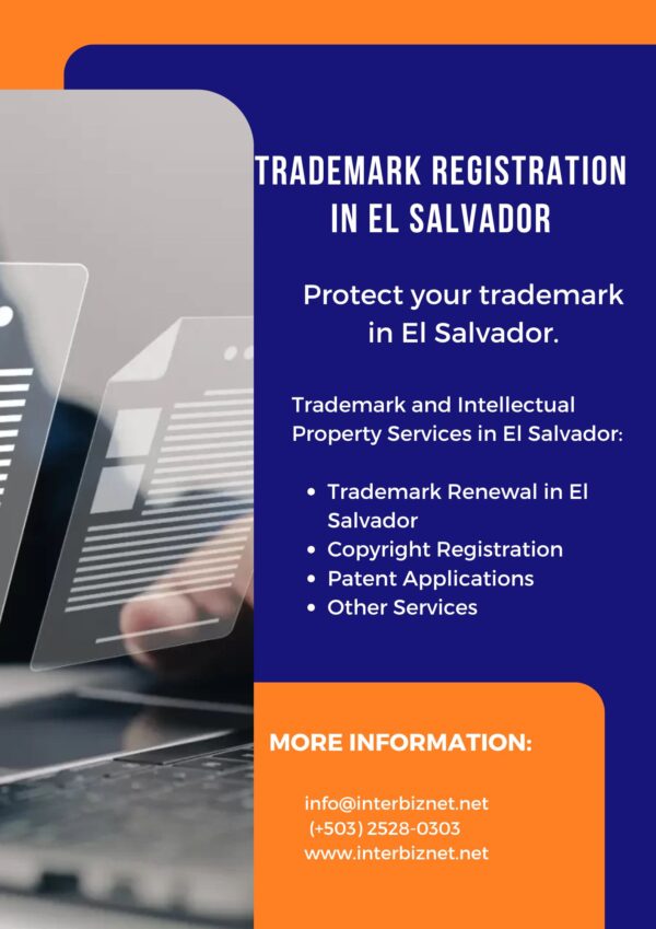 Procedures for trademark registration in El Salvador
